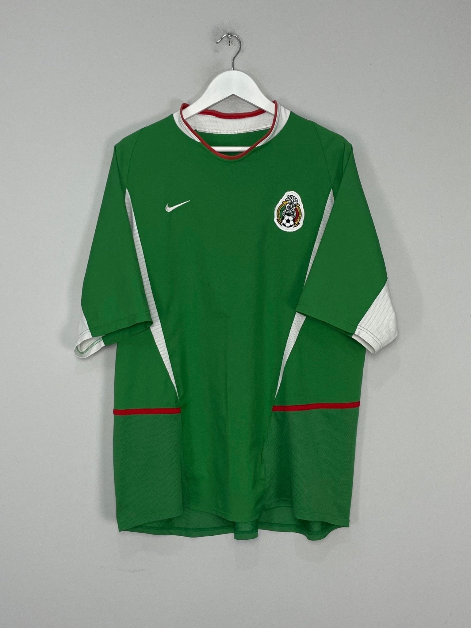 Shop 2003/04 MEXICO HOME SHIRT (XL) NIKE, classic football shirts, vintage football shirts & retro soccer jerseys at Cult Kits