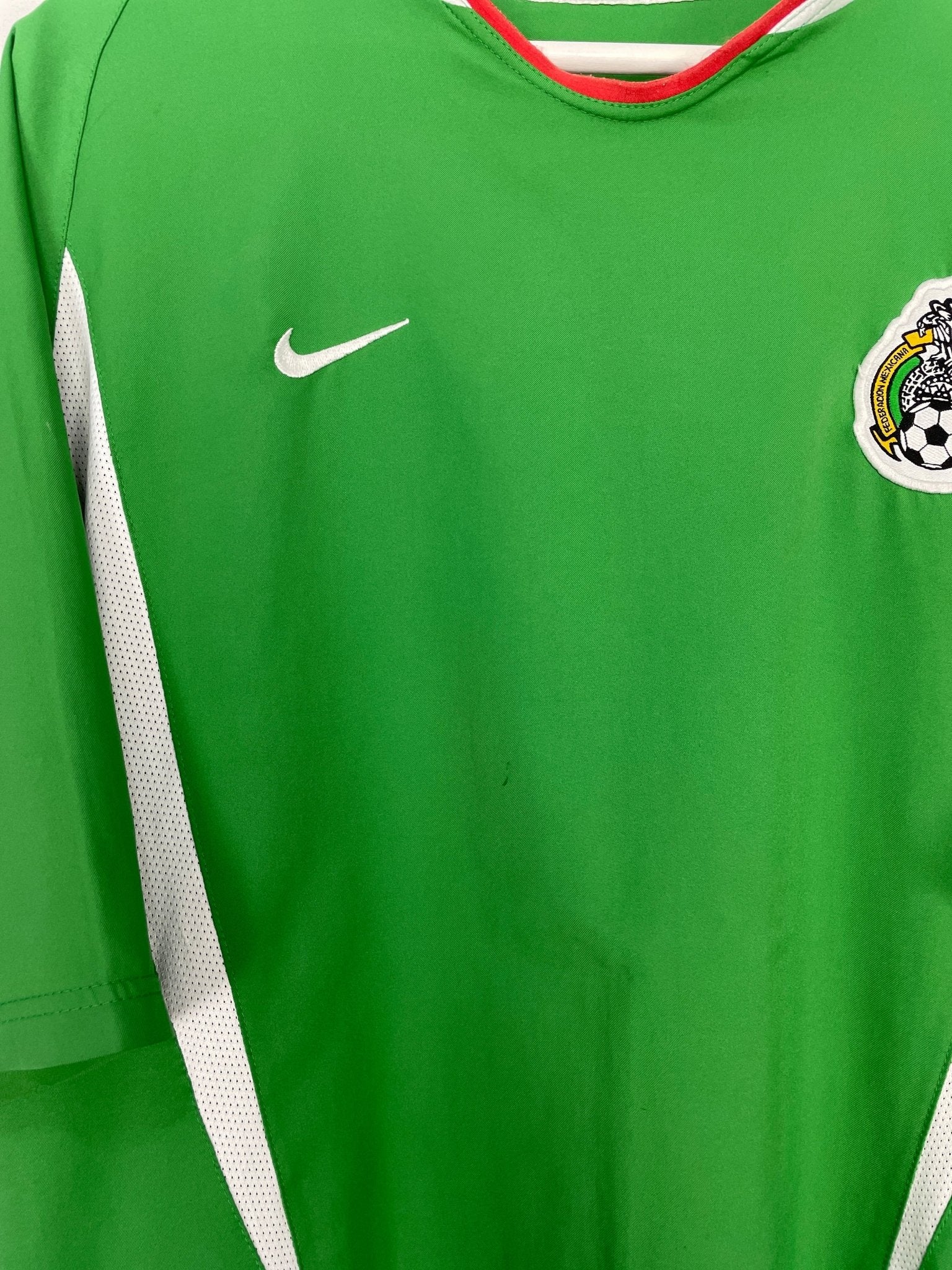 Shop 2003/04 MEXICO HOME SHIRT (XL) NIKE, classic football shirts, vintage football shirts & retro soccer jerseys at Cult Kits