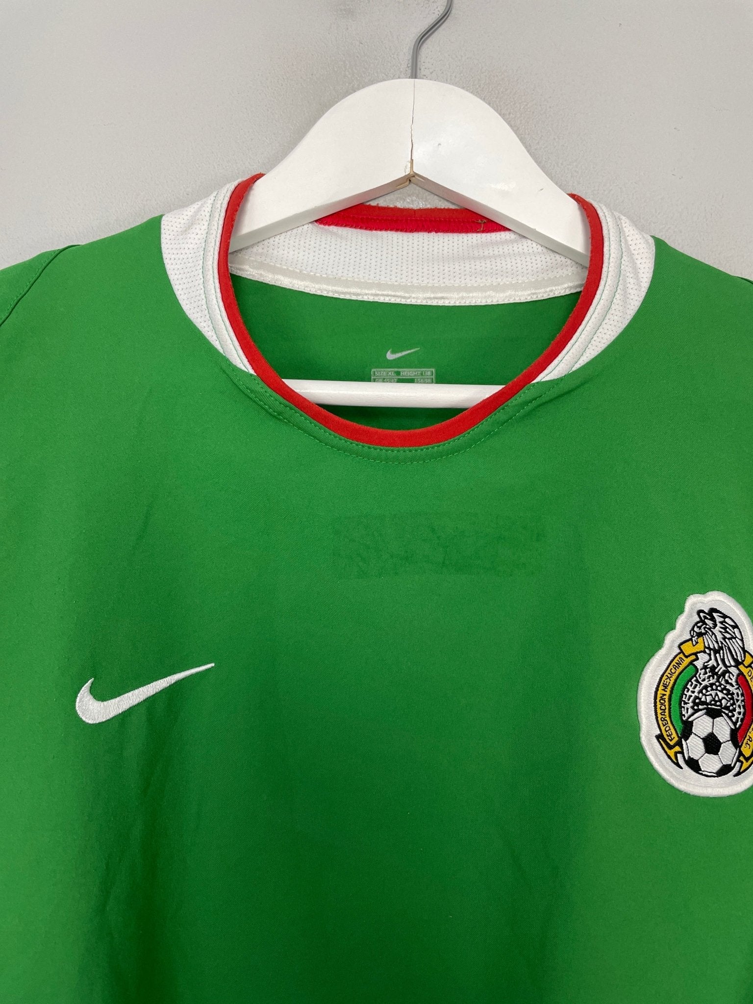 Shop 2003/04 MEXICO HOME SHIRT (XL) NIKE, classic football shirts, vintage football shirts & retro soccer jerseys at Cult Kits