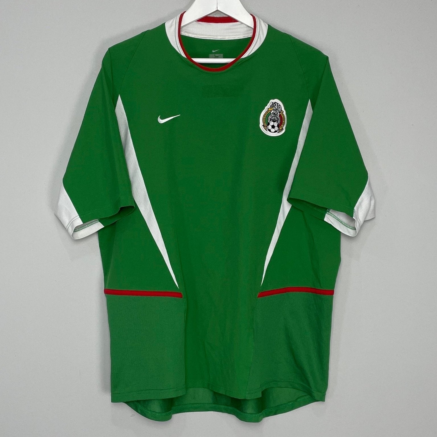 Shop 2003/04 MEXICO HOME SHIRT (XL) NIKE, classic football shirts, vintage football shirts & retro soccer jerseys at Cult Kits
