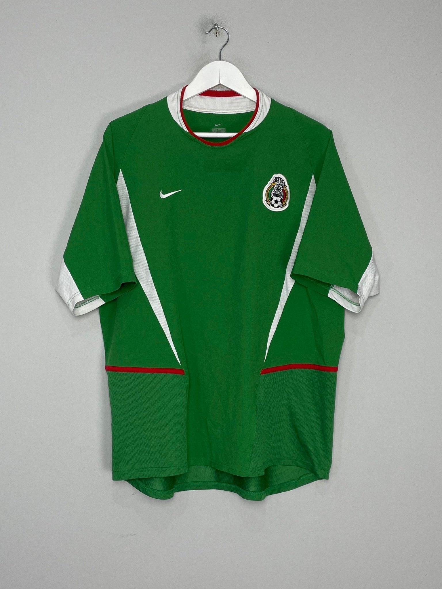 Shop 2003/04 MEXICO HOME SHIRT (XL) NIKE, classic football shirts, vintage football shirts & retro soccer jerseys at Cult Kits