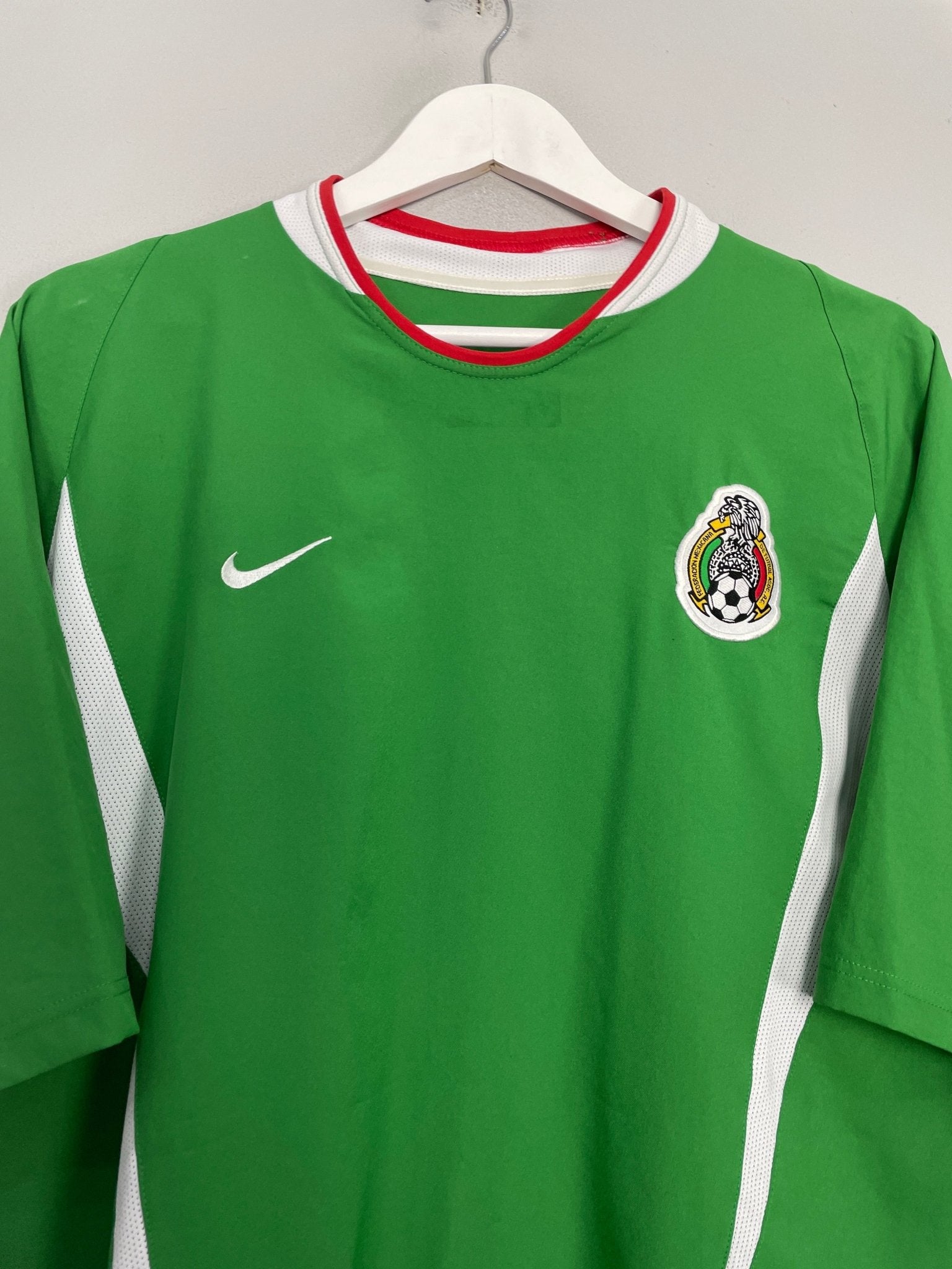 Shop 2003/04 MEXICO HOME SHIRT (XL) NIKE, classic football shirts, vintage football shirts & retro soccer jerseys at Cult Kits