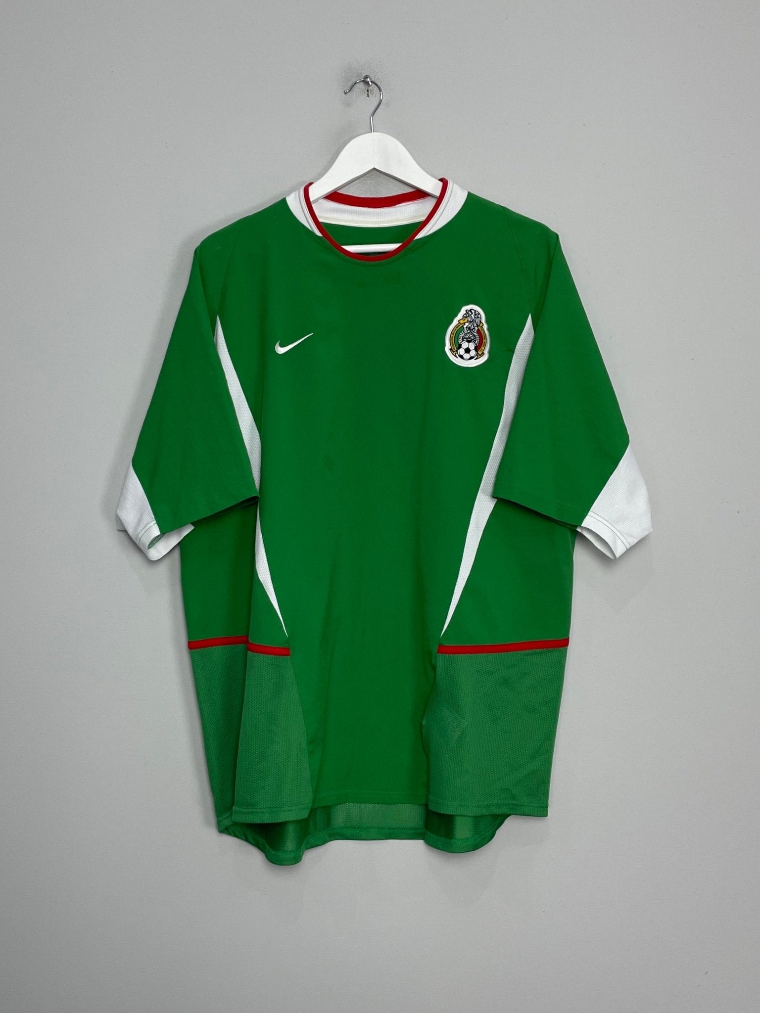 Shop 2003/04 MEXICO HOME SHIRT (XL) NIKE, classic football shirts, vintage football shirts & retro soccer jerseys at Cult Kits