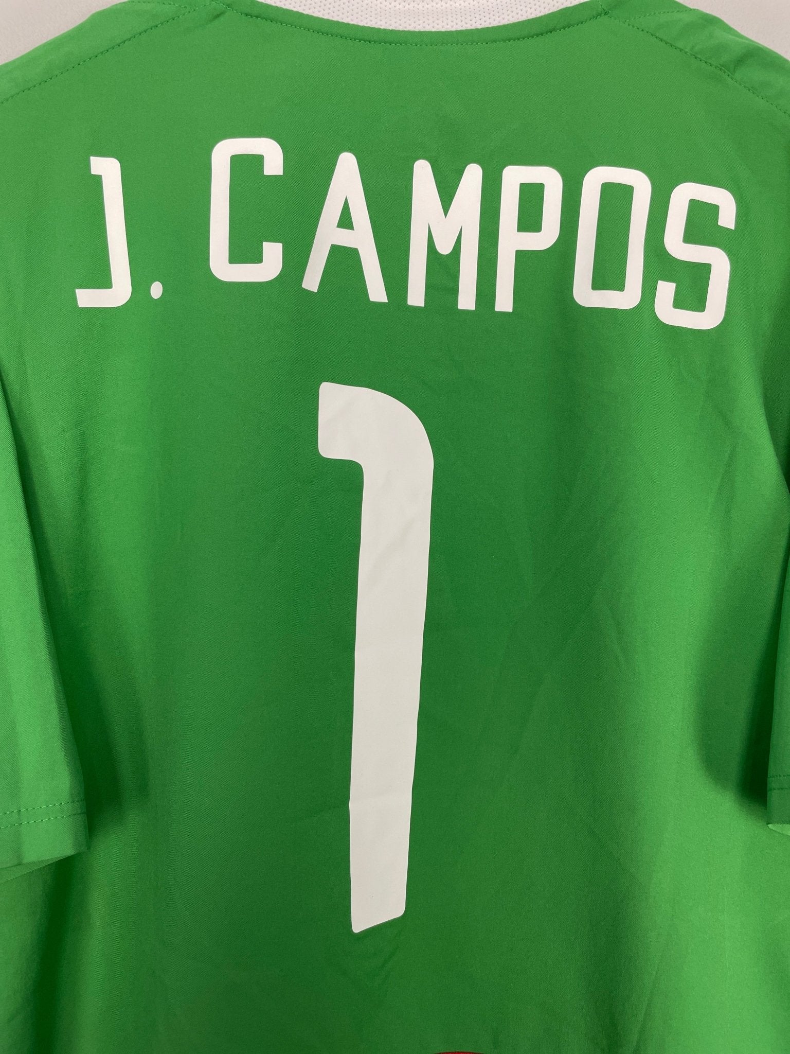Shop 2003/04 MEXICO J.CAMPOS #1 HOME SHIRT (XL) NIKE, classic football shirts, vintage football shirts & retro soccer jerseys at Cult Kits