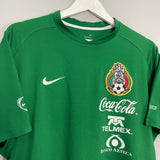 Shop 2003/04 MEXICO *PLAYER ISSUE* TRAINING SHIRT (L) NIKE, classic football shirts, vintage football shirts & retro soccer jerseys at Cult Kits