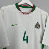 Shop 2003/04 MEXICO R.MARQUEZ #4 AWAY SHIRT (L) NIKE, classic football shirts, vintage football shirts & retro soccer jerseys at Cult Kits