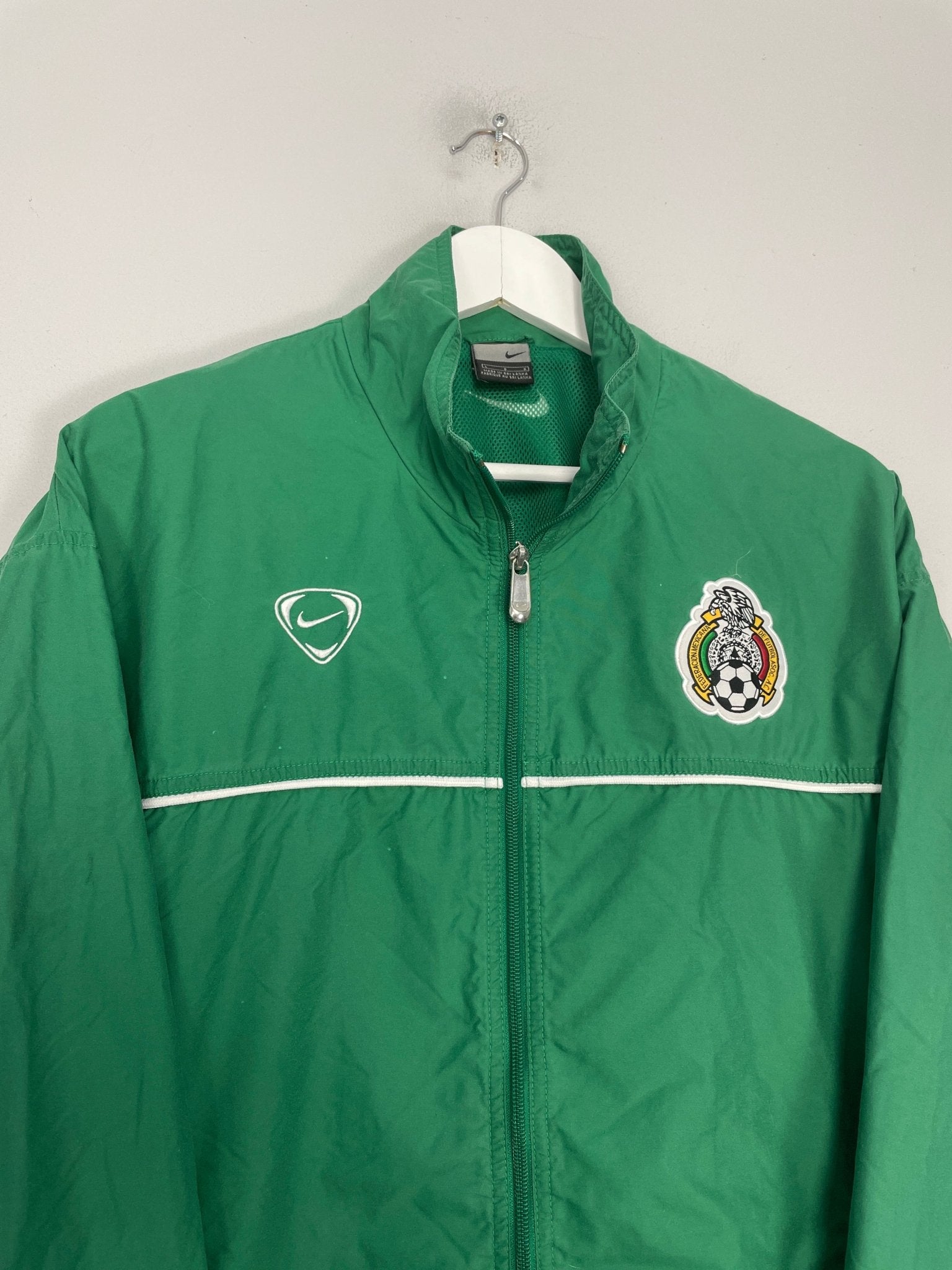 Shop 2003/04 MEXICO TRACK JACKET (L) NIKE, classic football shirts, vintage football shirts & retro soccer jerseys at Cult Kits