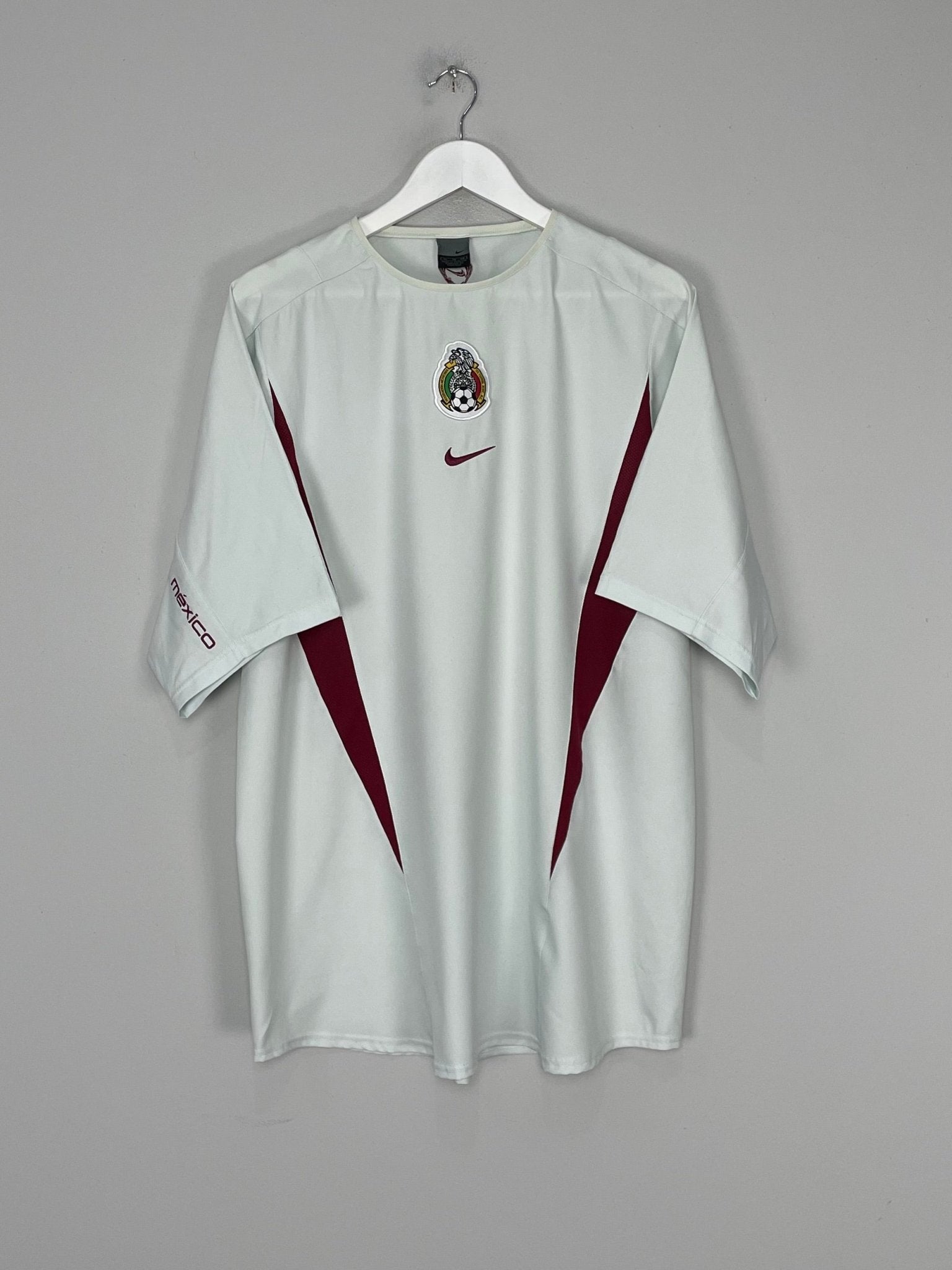 Shop 2003/04 MEXICO TRAINING SHIRT (XL) NIKE, classic football shirts, vintage football shirts & retro soccer jerseys at Cult Kits