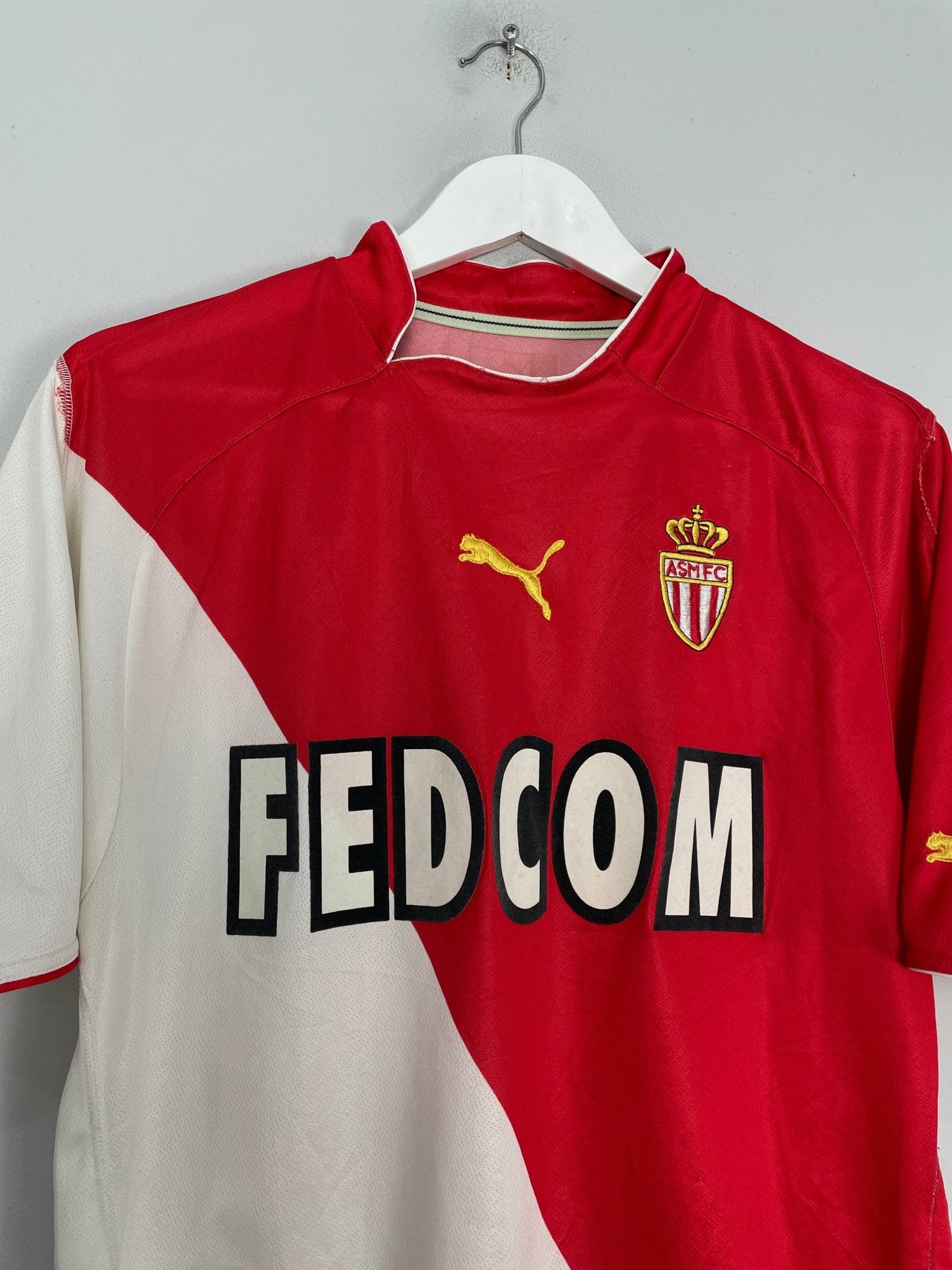 Shop 2003/04 MONACO HOME SHIRT (S) PUMA, classic football shirts, vintage football shirts & retro soccer jerseys at Cult Kits