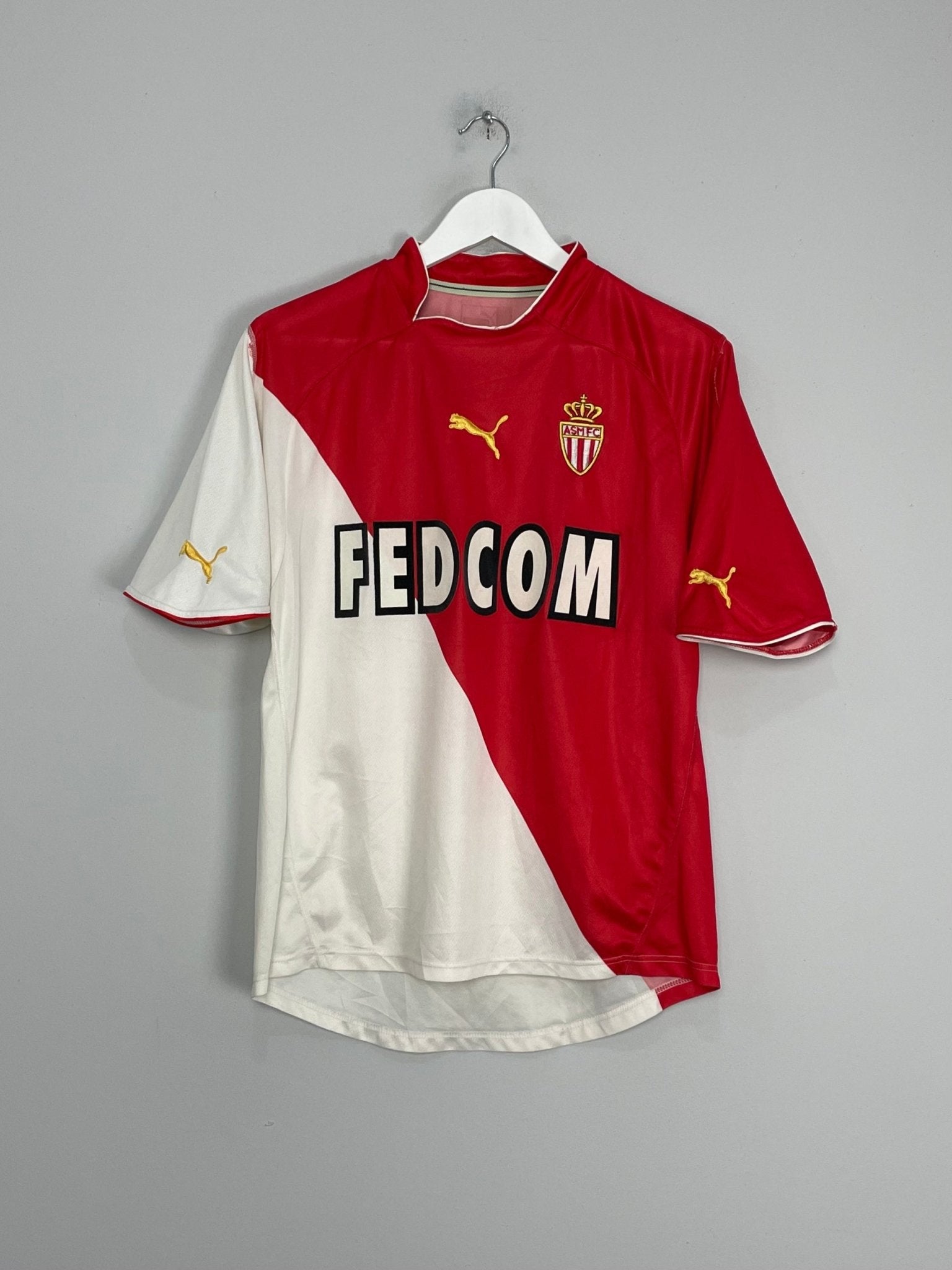 Shop 2003/04 MONACO HOME SHIRT (S) PUMA, classic football shirts, vintage football shirts & retro soccer jerseys at Cult Kits