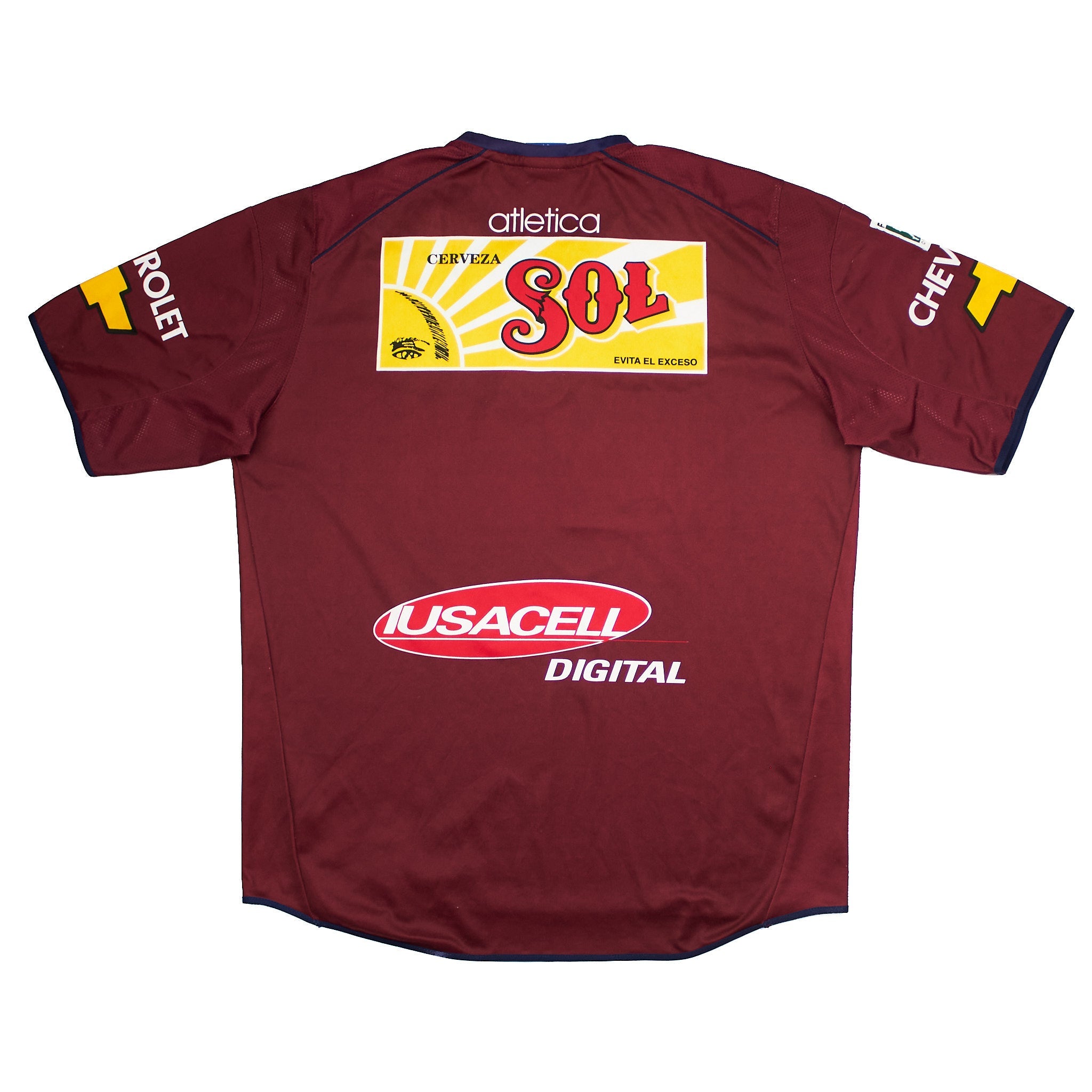 Buy 2003/04 Monarcas Morelia Away Shirt (L) Atletica ~ Free worldwide shipping ~ Authentic Vintage Football Shirts from Cult Kits