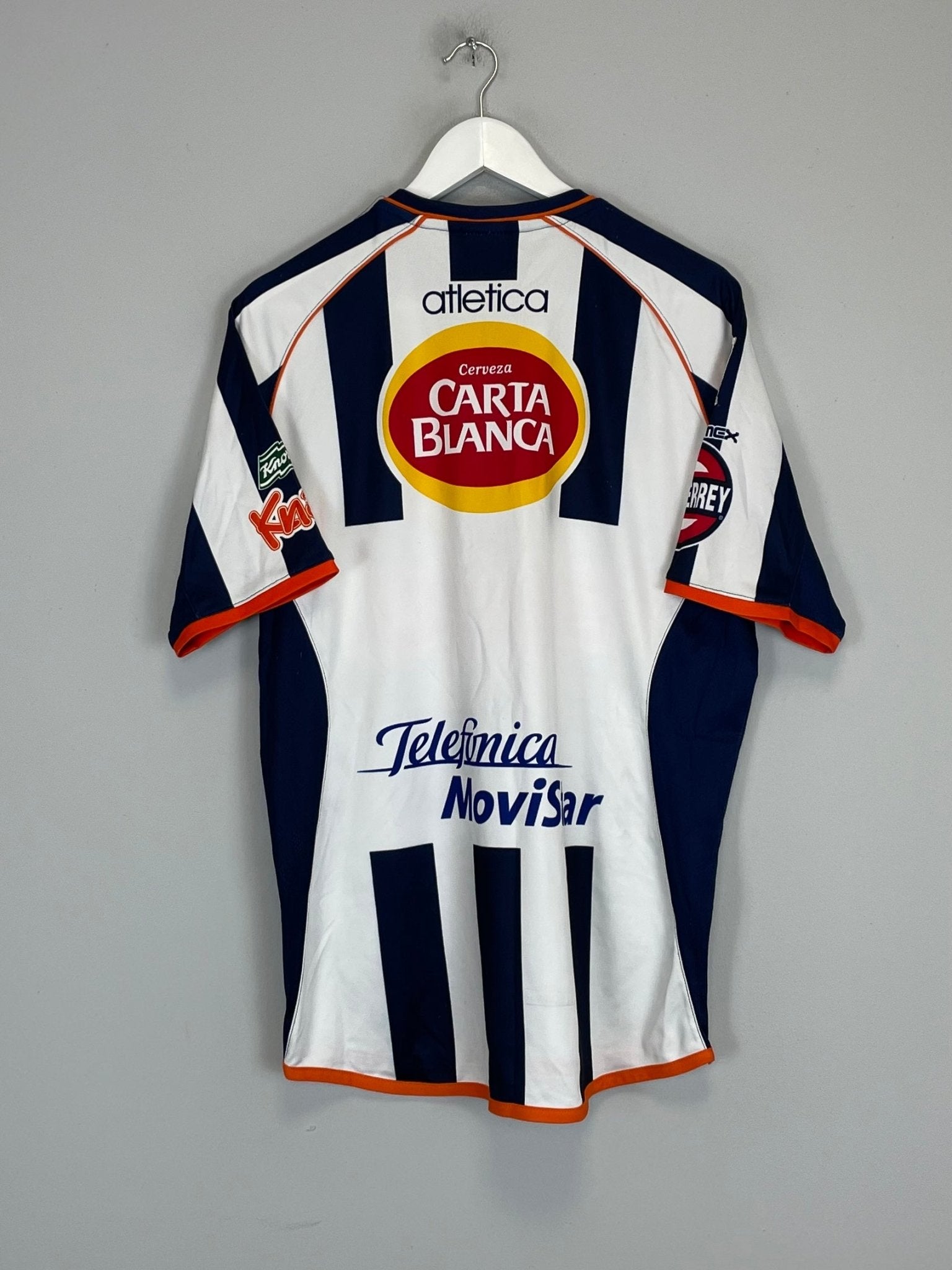 Shop 2003/04 MONTERREY HOME SHIRT (M) ATLETICA, classic football shirts, vintage football shirts & retro soccer jerseys at Cult Kits