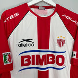 Shop 2003/04 NECAXA *SQUAD SIGNED* HOME SHIRT (L) ATLETICA, classic football shirts, vintage football shirts & retro soccer jerseys at Cult Kits