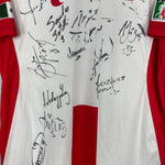 Shop 2003/04 NECAXA *SQUAD SIGNED* HOME SHIRT (L) ATLETICA, classic football shirts, vintage football shirts & retro soccer jerseys at Cult Kits