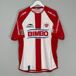 Shop 2003/04 NECAXA *SQUAD SIGNED* HOME SHIRT (L) ATLETICA, classic football shirts, vintage football shirts & retro soccer jerseys at Cult Kits