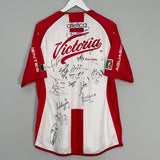 Shop 2003/04 NECAXA *SQUAD SIGNED* HOME SHIRT (L) ATLETICA, classic football shirts, vintage football shirts & retro soccer jerseys at Cult Kits