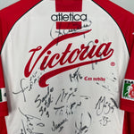 Shop 2003/04 NECAXA *SQUAD SIGNED* HOME SHIRT (L) ATLETICA, classic football shirts, vintage football shirts & retro soccer jerseys at Cult Kits