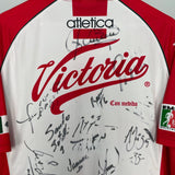 Shop 2003/04 NECAXA *SQUAD SIGNED* HOME SHIRT (L) ATLETICA, classic football shirts, vintage football shirts & retro soccer jerseys at Cult Kits