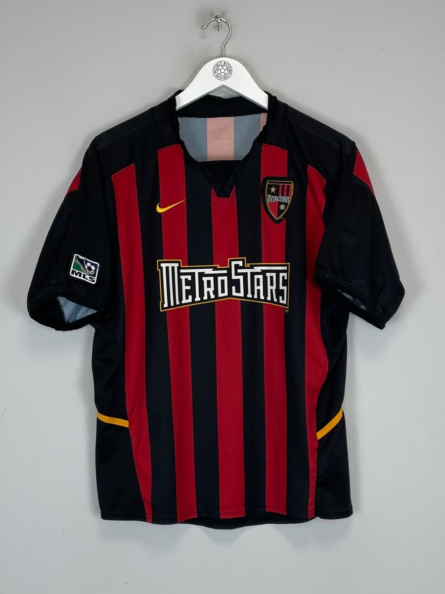 2003/04 NY/NJ METROSTARS HOME SHIRT (M) NIKE - Cult Kits - Medium - Buy Vintage Football Shirts, Authentic Retro Football Shirts For Sale, Classic Football Shirts & Soccer Jersey