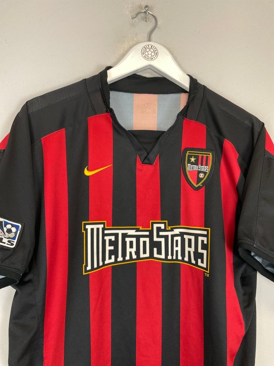 2003/04 NY/NJ METROSTARS HOME SHIRT (M) NIKE - Cult Kits - Medium - Buy Vintage Football Shirts, Authentic Retro Football Shirts For Sale, Classic Football Shirts & Soccer Jersey