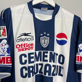 Shop 2003/04 PACHUCA HOME SHIRT (M) ATLETICA, classic football shirts, vintage football shirts & retro soccer jerseys at Cult Kits