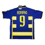 Buy 2003/04 Parma Adriano 9 *BNWT* Home Shirt (XL) Champion ~ Free worldwide shipping ~ Authentic Vintage Football Shirts from Cult Kits