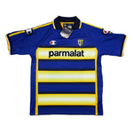 Buy 2003/04 Parma Adriano 9 *BNWT* Home Shirt (XL) Champion ~ Free worldwide shipping ~ Authentic Vintage Football Shirts from Cult Kits