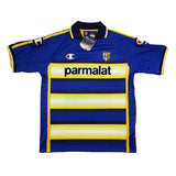 Buy 2003/04 Parma Adriano 9 *BNWT* Home Shirt (XL) Champion ~ Free worldwide shipping ~ Authentic Vintage Football Shirts from Cult Kits