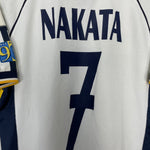 Shop 2003/04 PARMA NAKATA #7 AWAY SHIRT (M) CHAMPION, classic football shirts, vintage football shirts & retro soccer jerseys at Cult Kits