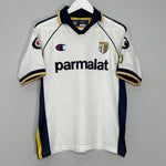 Shop 2003/04 PARMA NAKATA #7 AWAY SHIRT (M) CHAMPION, classic football shirts, vintage football shirts & retro soccer jerseys at Cult Kits