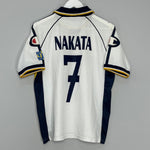 Shop 2003/04 PARMA NAKATA #7 AWAY SHIRT (M) CHAMPION, classic football shirts, vintage football shirts & retro soccer jerseys at Cult Kits