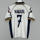 Shop 2003/04 PARMA NAKATA #7 AWAY SHIRT (M) CHAMPION, classic football shirts, vintage football shirts & retro soccer jerseys at Cult Kits