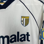 Shop 2003/04 PARMA NAKATA #7 AWAY SHIRT (M) CHAMPION, classic football shirts, vintage football shirts & retro soccer jerseys at Cult Kits