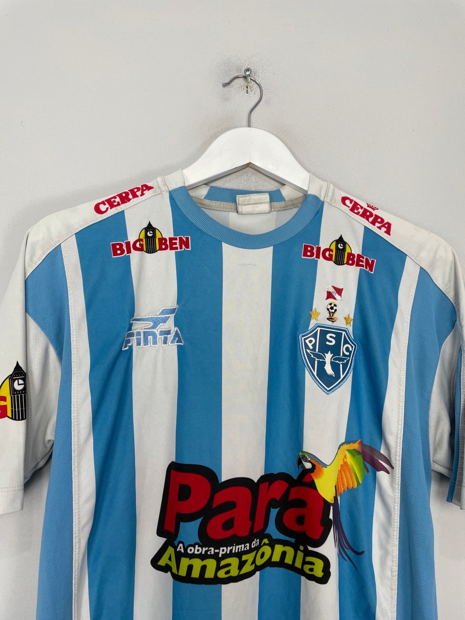 Shop 2003/04 PAYSANDU #10 HOME SHIRT (M) FINTA, classic football shirts, vintage football shirts & retro soccer jerseys at Cult Kits