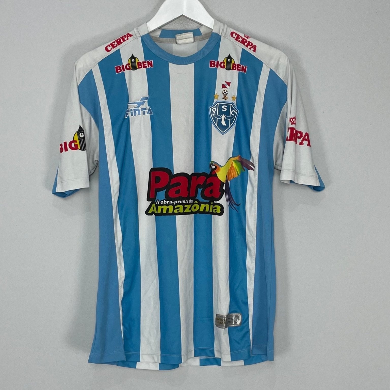 Shop 2003/04 PAYSANDU #10 HOME SHIRT (M) FINTA, classic football shirts, vintage football shirts & retro soccer jerseys at Cult Kits