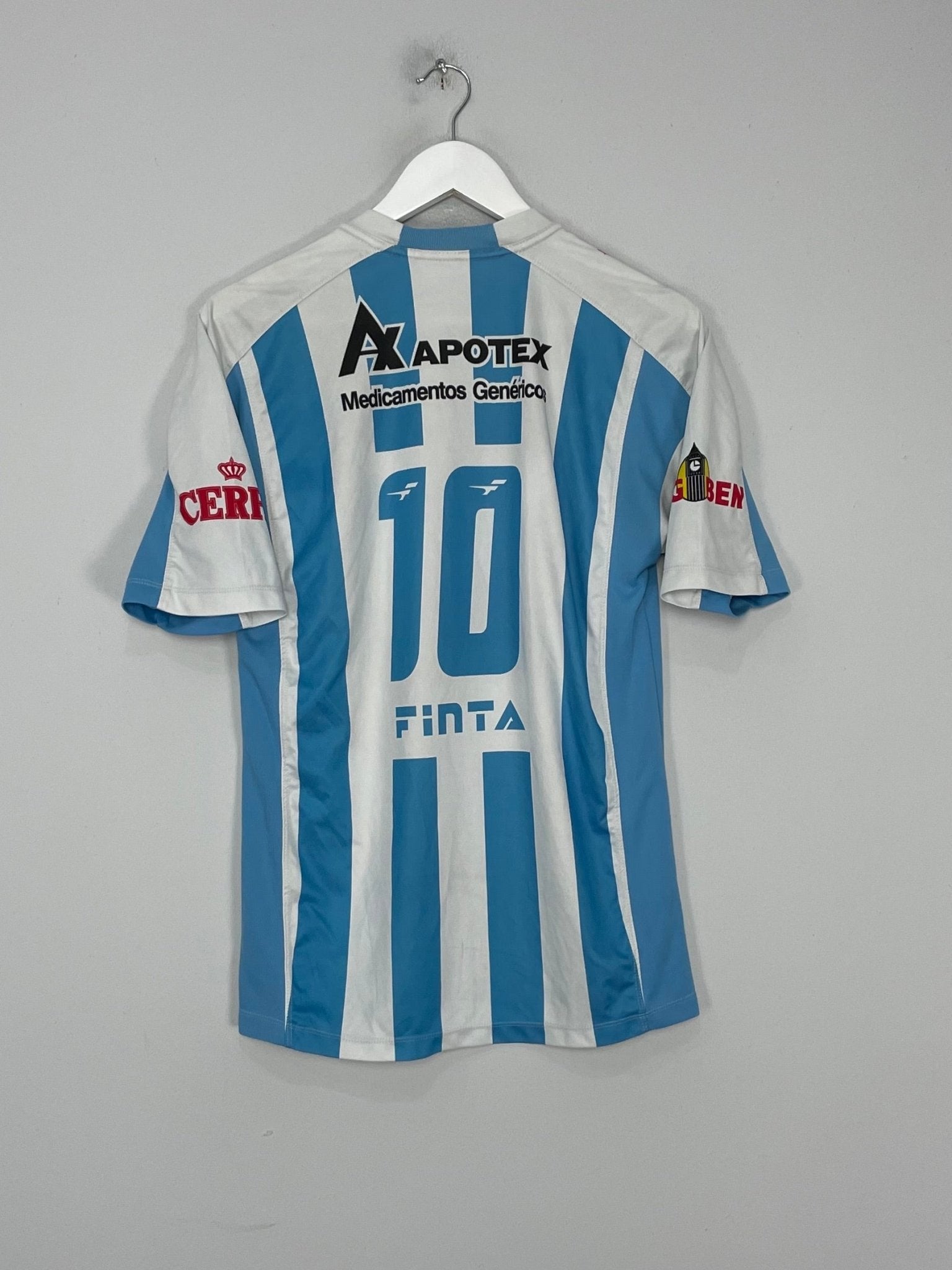 Shop 2003/04 PAYSANDU #10 HOME SHIRT (M) FINTA, classic football shirts, vintage football shirts & retro soccer jerseys at Cult Kits