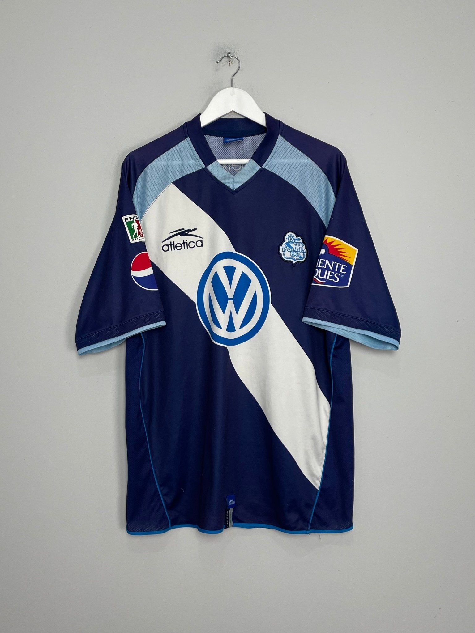 Shop 2003/04 PUEBLA AWAY SHIRT (XXL) ATLETICA, classic football shirts, vintage football shirts & retro soccer jerseys at Cult Kits