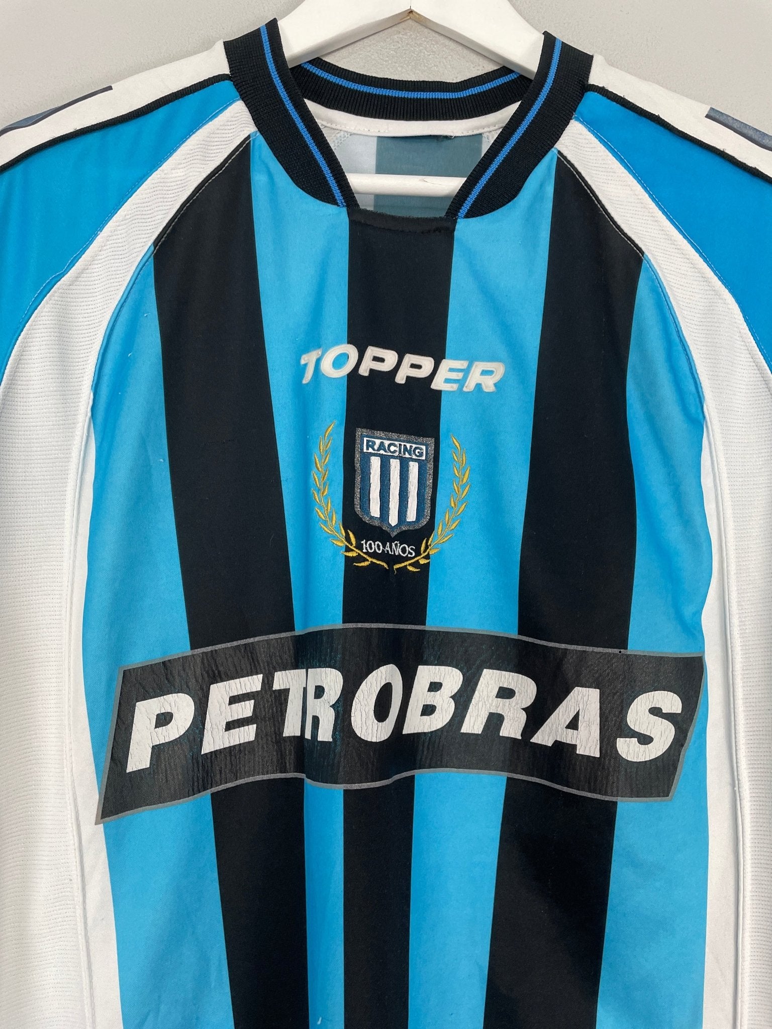 Shop 2003/04 RACING CLUB HOME SHIRT (M) TOPPER, classic football shirts, vintage football shirts & retro soccer jerseys at Cult Kits