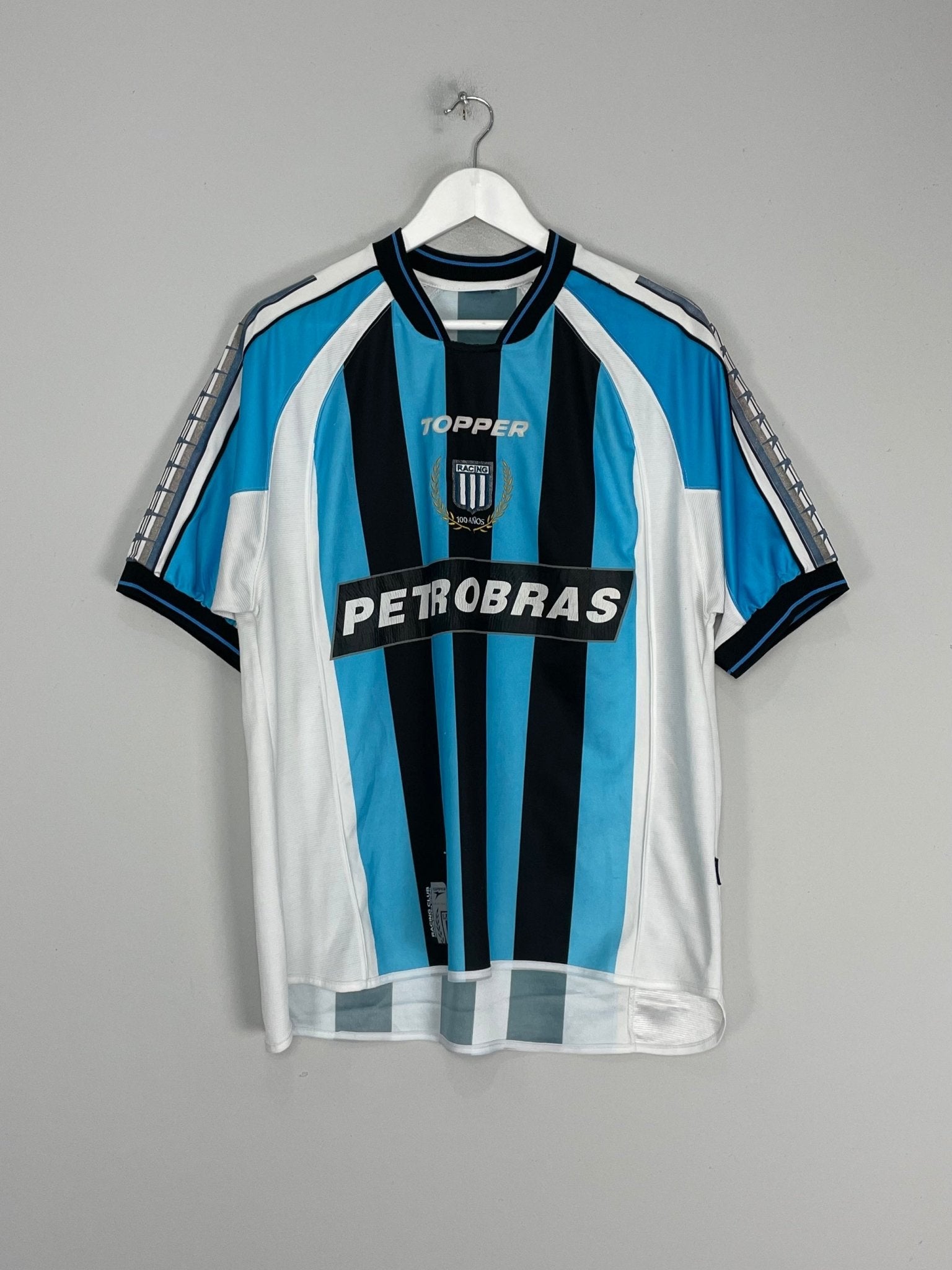 Shop 2003/04 RACING CLUB HOME SHIRT (M) TOPPER, classic football shirts, vintage football shirts & retro soccer jerseys at Cult Kits