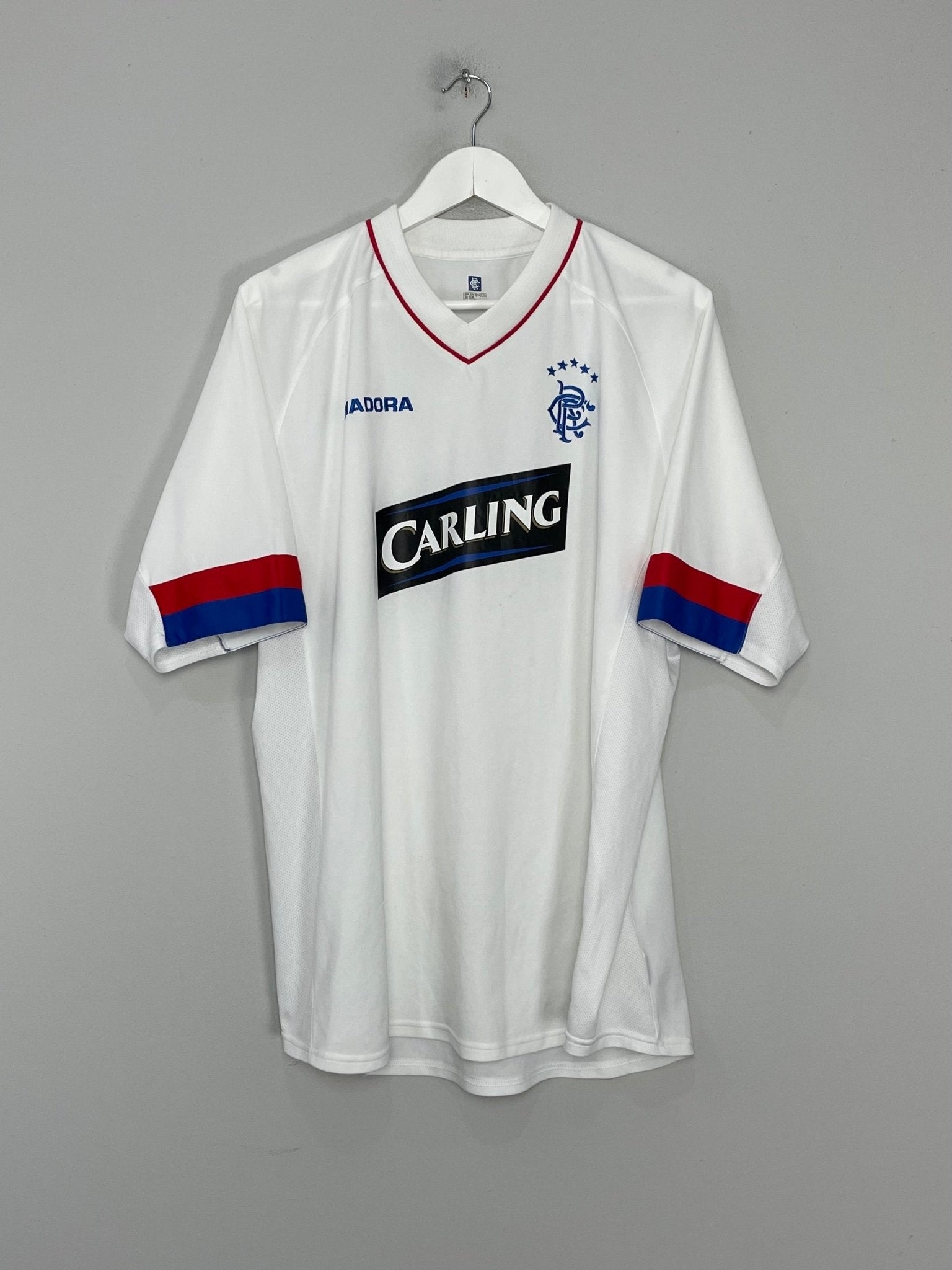 Shop 2003/04 RANGERS THIRD SHIRT (XXL) DIADORA, classic football shirts, vintage football shirts & retro soccer jerseys at Cult Kits