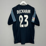 Shop 2003/04 REAL MADRID BECKHAM #23 AWAY SHIRT (XL) ADIDAS, classic football shirts, vintage football shirts & retro soccer jerseys at Cult Kits