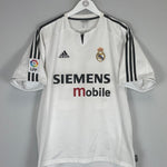 2003/04 REAL MADRID BECKHAM 23 *CHINESE TOUR* HOME SHIRT (M) ADIDAS - Cult Kits - Medium - Buy Vintage Football Shirts, Authentic Retro Football Shirts For Sale, Classic Football Shirts & Soccer Jersey