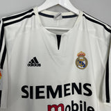 Shop 2003/04 REAL MADRID BECKHAM #23 HOME SHIRT (L) ADIDAS, classic football shirts, vintage football shirts & retro soccer jerseys at Cult Kits