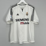 Shop 2003/04 REAL MADRID BECKHAM #23 HOME SHIRT (L) ADIDAS, classic football shirts, vintage football shirts & retro soccer jerseys at Cult Kits