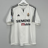 Shop 2003/04 REAL MADRID BECKHAM #23 HOME SHIRT (L) ADIDAS, classic football shirts, vintage football shirts & retro soccer jerseys at Cult Kits