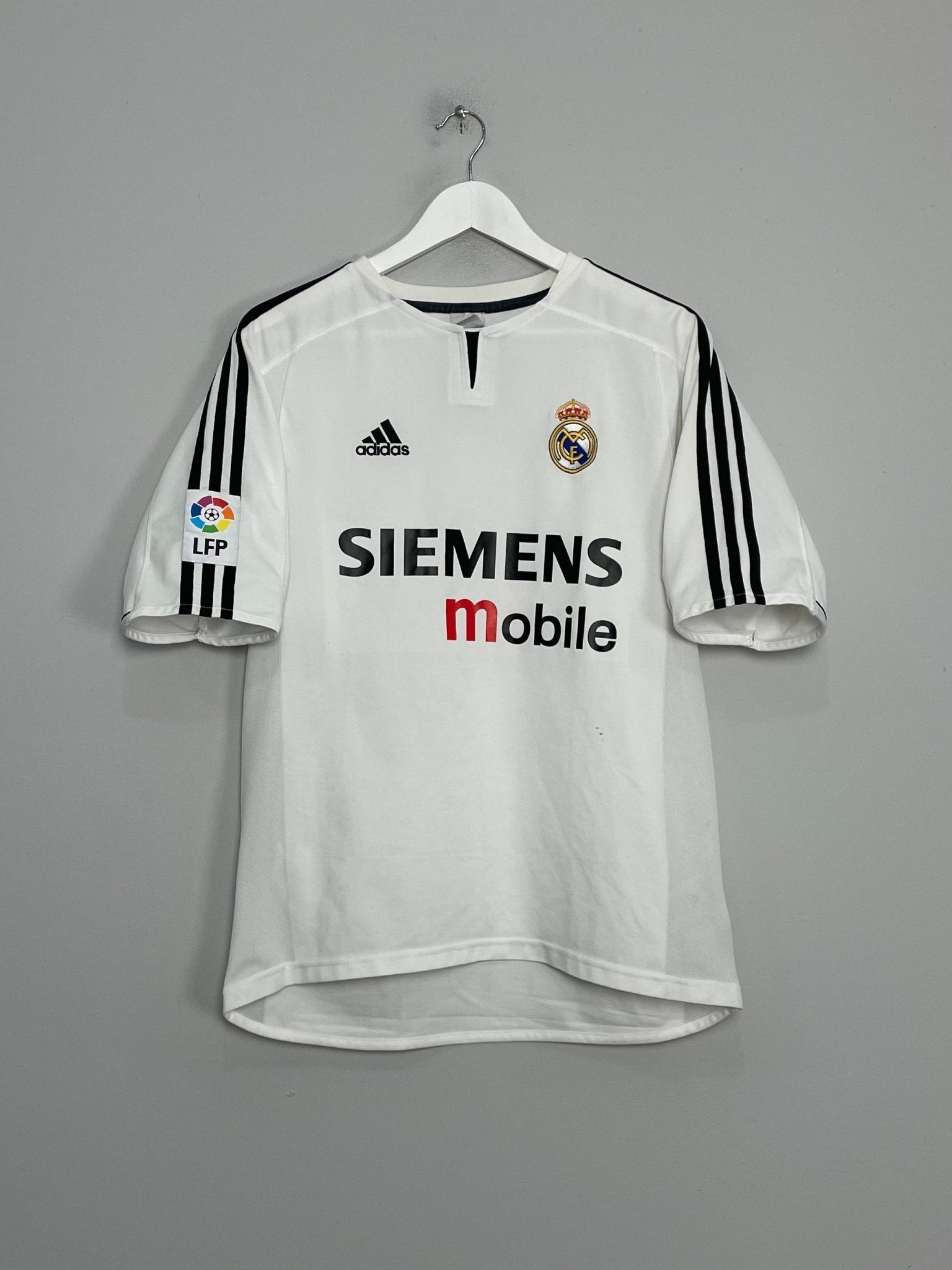 Shop 2003/04 REAL MADRID BECKHAM #23 HOME SHIRT (M) ADIDAS, classic football shirts, vintage football shirts & retro soccer jerseys at Cult Kits