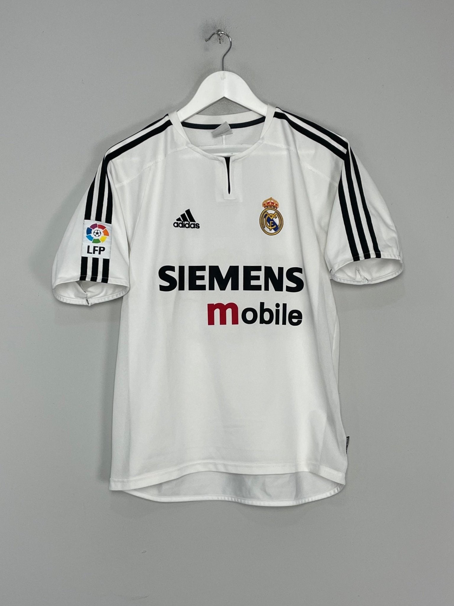 Shop 2003/04 REAL MADRID BECKHAM #23 HOME SHIRT (S) ADIDAS, classic football shirts, vintage football shirts & retro soccer jerseys at Cult Kits