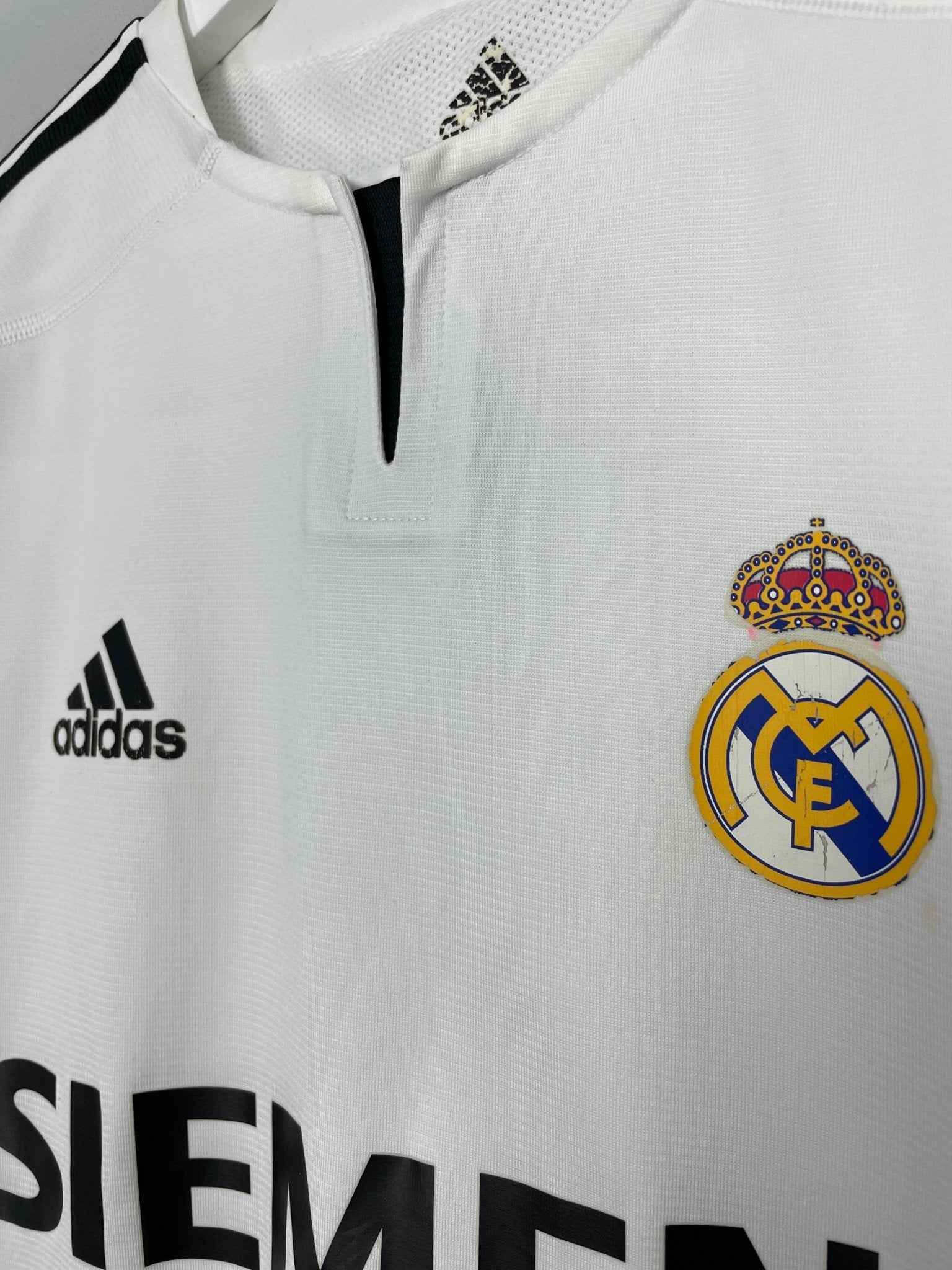 2003/04 REAL MADRID BECKHAM #23 *PLAYER ISSUE* HOME SHIRT (M