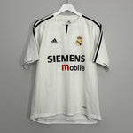 Shop 2003/04 REAL MADRID BECKHAM #23 *PLAYER ISSUE* HOME SHIRT (M) ADIDAS, classic football shirts, vintage football shirts & retro soccer jerseys at Cult Kits