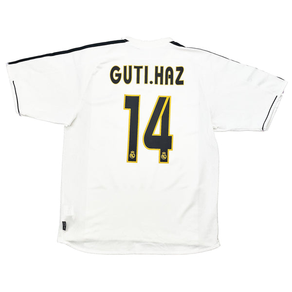 2003/04 Real Madrid Guti Haz #14 Home Shirt (L) Adidas – Cult Kits